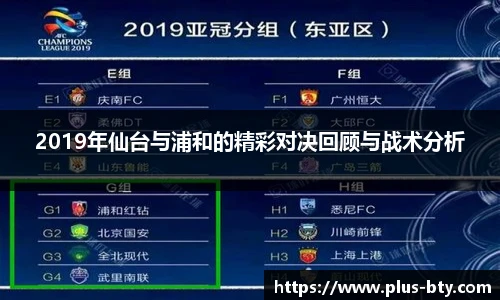 2019年仙台与浦和的精彩对决回顾与战术分析